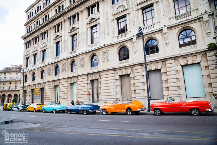 Colourful Cars in Cuba photographed by Bronac McNeill